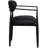 Eligah Vegan Leather Upholstered Dining Arm Chair-6766397-6766399