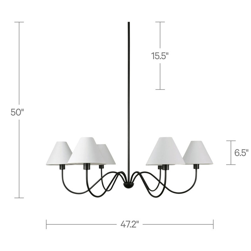 Whitney 6 - Light Chandelier