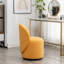 Fauteuil demi-tonneau pivotant en polyester de 20 po Annielise-263278408