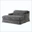 Canapé-lit en chenille, canapé Cama, canapé-lit, canapé causeuse, canapé décontracté avec surface texturée et deux coussins, convient au salon-1895587258