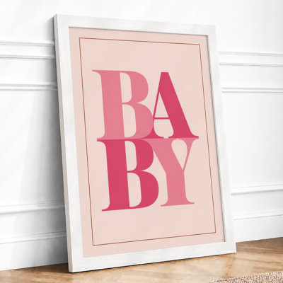 Baby Bold Typography - Print