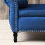 Banc avec 1 coussin et tabouret de rangement rectangulaire en velours-2125205182