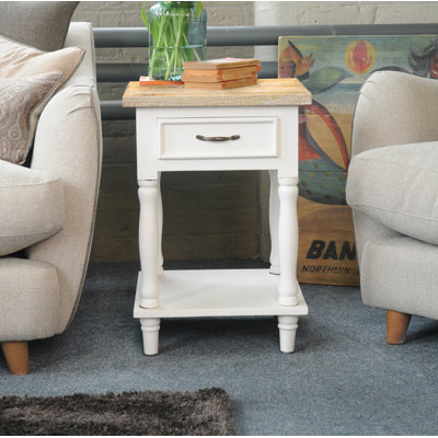 Roseline Solid Wood End Table