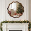 Miroir décoratif rond en bois naturel ondulé de 36 po-1885367275-1885367274