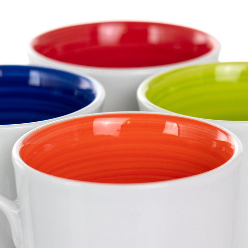 Gibson Home Crenshaw 4 Piece Coffee Mug Set