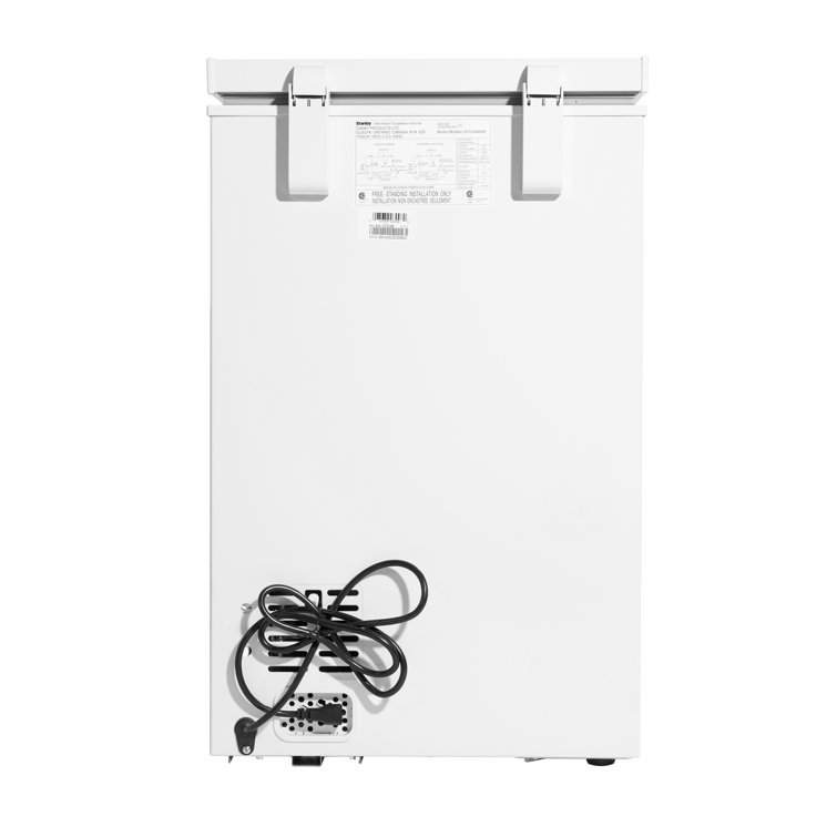 3.5 Cubic Feet Chest Freezer with Adjustable Temperature Controls