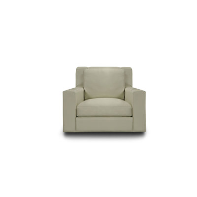 Fauteuil pivotant en cuir 40 po Sterne