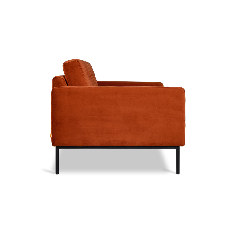Towne Sofa, Velvet Russet Velvet
