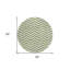 Tapis rond lavable intérieur vert 8 pi