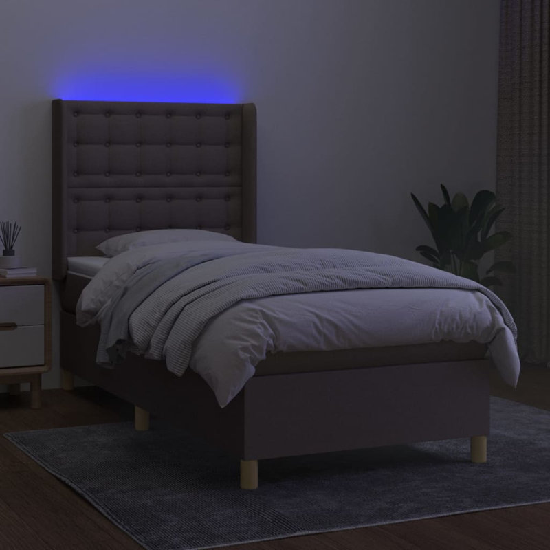 Aniyla 100 X 200 Cm Bed, 100 x 200cm, Taupe