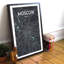 Moscow City Map - Unframed Graphic Art Print on Paper-845584242-896784456