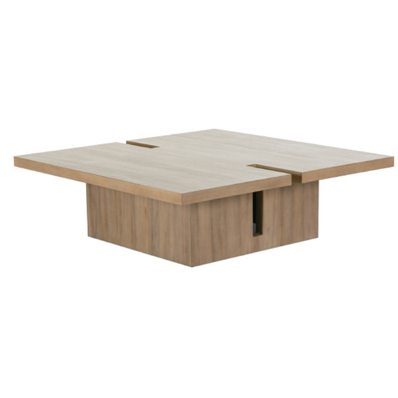 Theory Square Coffee Table, 16" H x 52" L x 52" W