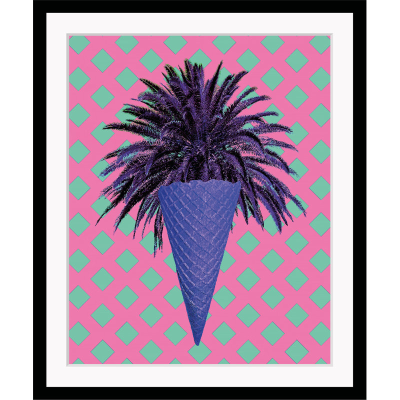 Ice - Single Picture Frame Print, 60 cm H x 50 cm W