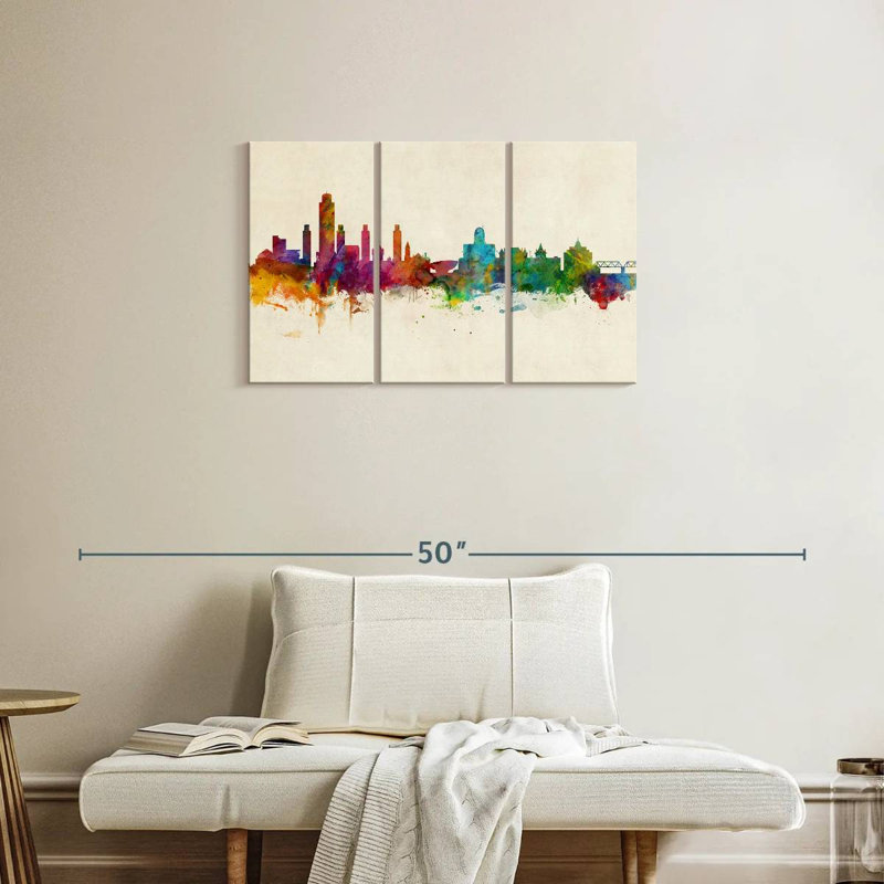 Nicci Albany New York Skyline I, 20" H x 33" W