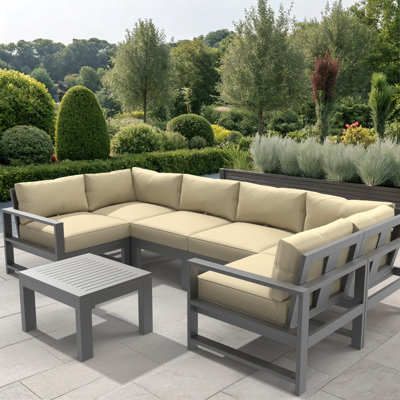 Sunbrella Outdoor Replacement Cushion for Sofa Set, 5" Thickness, Pack of 14 Pcs