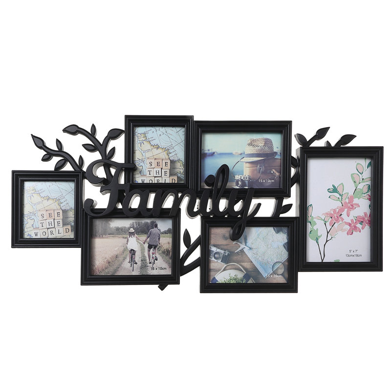 Black Picture Frame with Mat