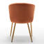 Fauteuil d'appoint moderne en velours-1120145970