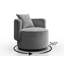 Bernella Upholstered Swivel Armchair-265139792