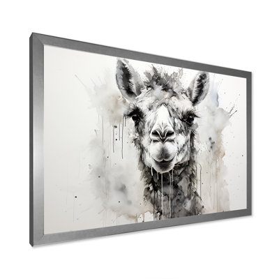 Minimalisme monochrome chameau I sur toile