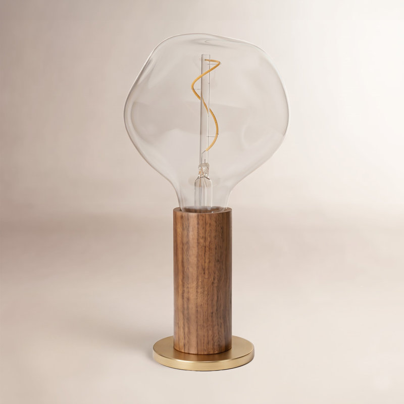 Knuckle Novelty Lamp, Walnut