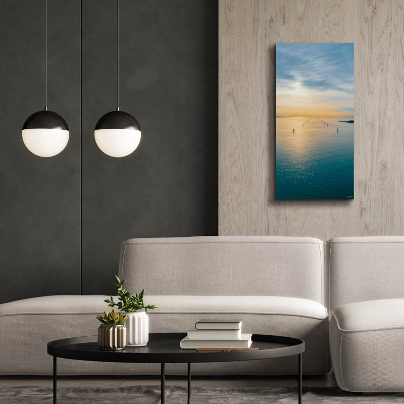  «The Morning Lagoon Runway» par Life BeautifuLEE, art mural sur toile, 20 po x 40 po, H 40 po x l 20 po