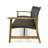 Natural Look Patio - Wood And 3 Seater Iron Accented Living-805950035