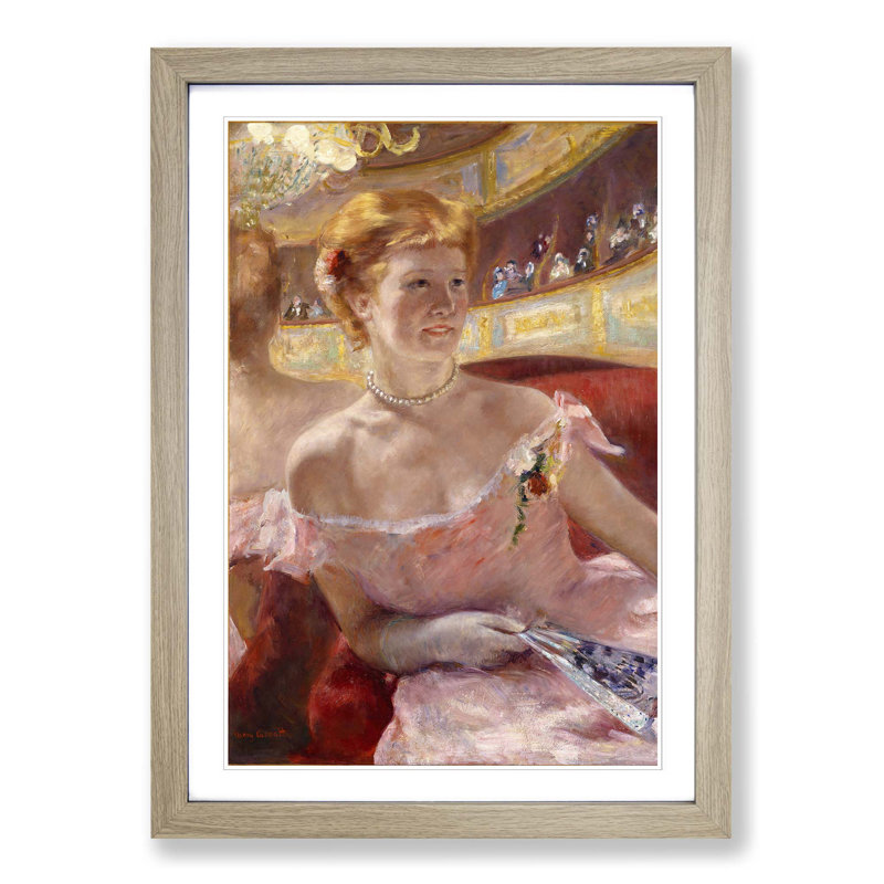 Mary Cassatt - Single Picture Frame Painting, Oak