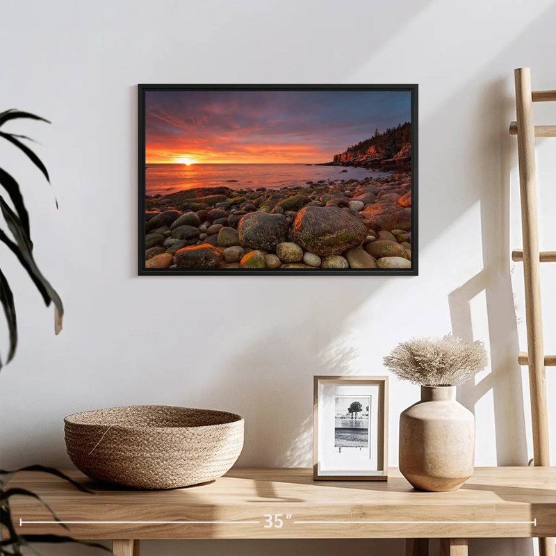 Gillard Sunrise At Acadia National Park, H 13 po x l 19 po
