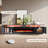 Bhhatu 2 Tier High Gloss TV Stand with Electric Fireplace Included-960188261-985932687