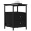 34cm W Metal Bedside Table
