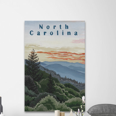 " At Mountain View " Painting Print