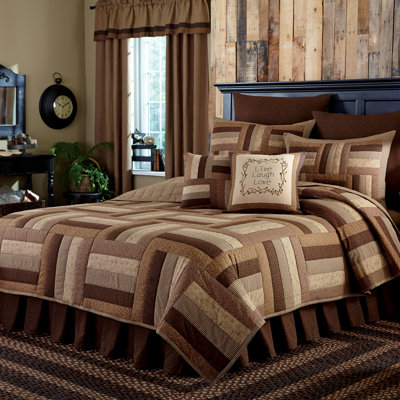 Percale Channel Patchwork Comforter