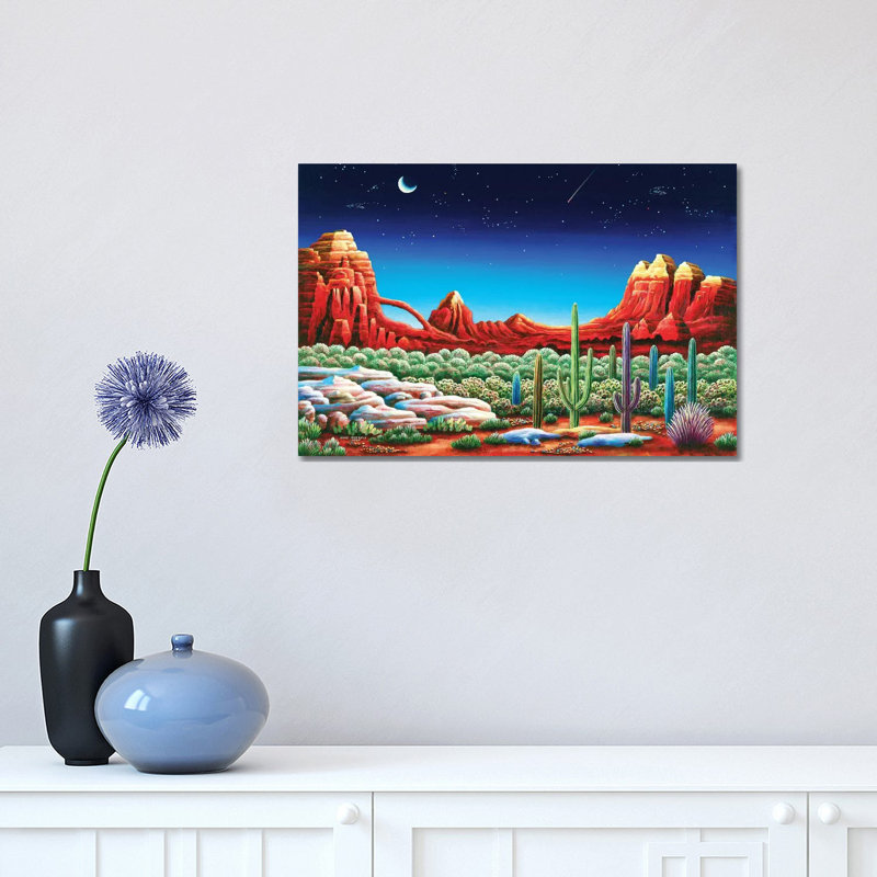 Red Rocks V by Andy Russell - Wrapped Canvas Print