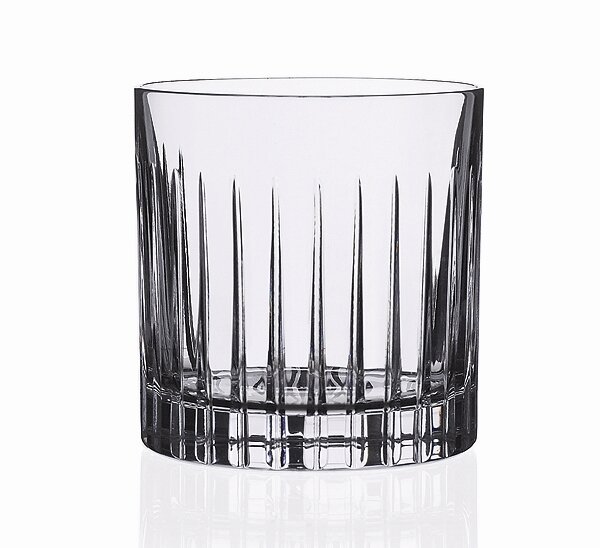 Timeless Short Drink Glasses, Set of 2, Italian Crystal