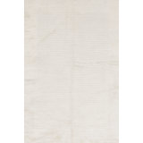 Hand-Knotted High-Quality Ivory Area Rug