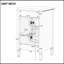 Petit meuble-lavabo à tablette ajustable 20 "avec lavabo-73038061