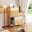 Modern 2 In 1 Cat Furniture, Litter Box Enclosure Side Table In Natural Color, Space Design, , Multi-Functional Use, Good Ventilation, Two Setup Table, Compact Design For Limited Space, Materials,