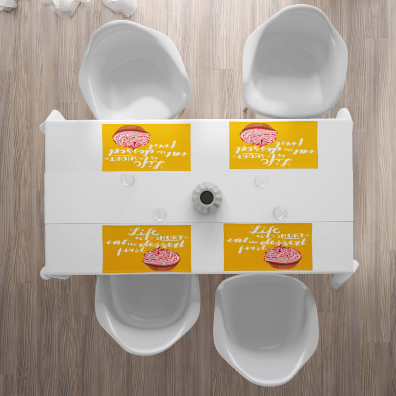 Récapitulatif 18,5" dessert manger first, Jaune