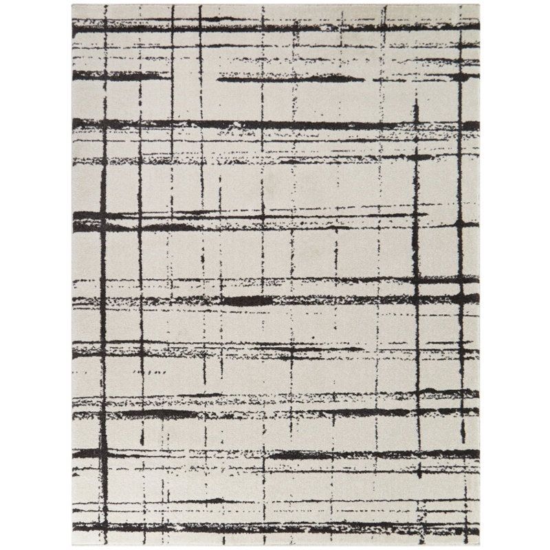 Abstract Indoor Rug, Rectangle 5'3" x 7'