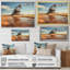 «Oil Drilling Rig Fields Horizon», reproduction sur toile-97040968-97040967