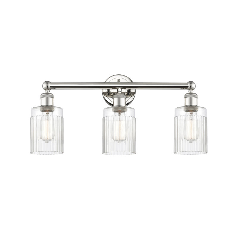 Kamena 3 - Light Dimmable Vanity Light, Clear, Polished Nickel