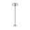 Lampe sur pied en nickel brossé 1 lumière 63 "H 63"