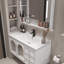 Armoire de salle de bain moderne et luxueuse