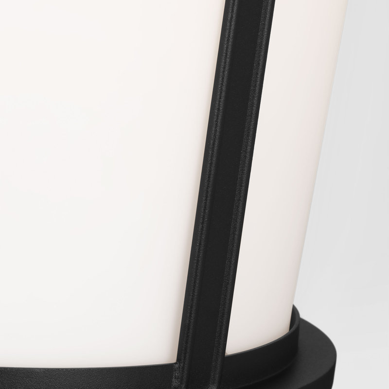 Portola Extra Large Lantern from Generation Lighting , 24.125" H x 14.125" W x 15" D, Textured Black