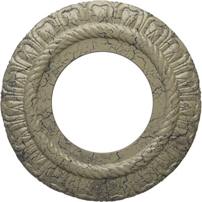 9"OD x 4 1/2"ID x 1/2"P Claremont Ceiling Medallion (Fits Canopies up to 5 5/8")