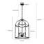 Luminaire suspendu cage en métal 4 lumières-2031311029