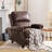 34.6" Wide Classic and Overstuffed Soft Pushback Recliner with Rivet-664635398