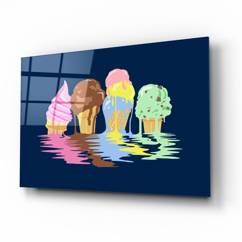 «Ice Cream Dreams» par Rachel Caldwell, H 12 po x l 16 po x P 0,13 po