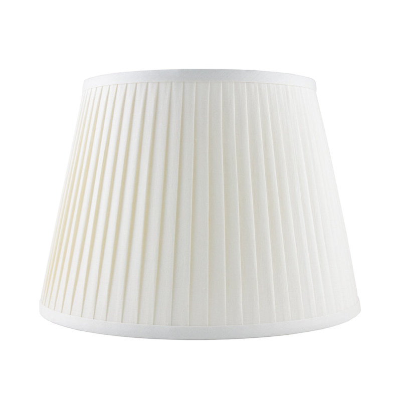 Linen Empire Lamp Shade, 12"H x 18"W x 18"D, Eggshell