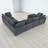 7 - Piece Upholstered Sectional-1884933504